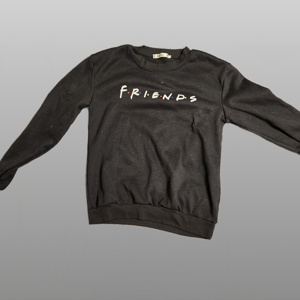 Friends sweatshirt by Ou Chun Liang Dian. Black. Large. Female
